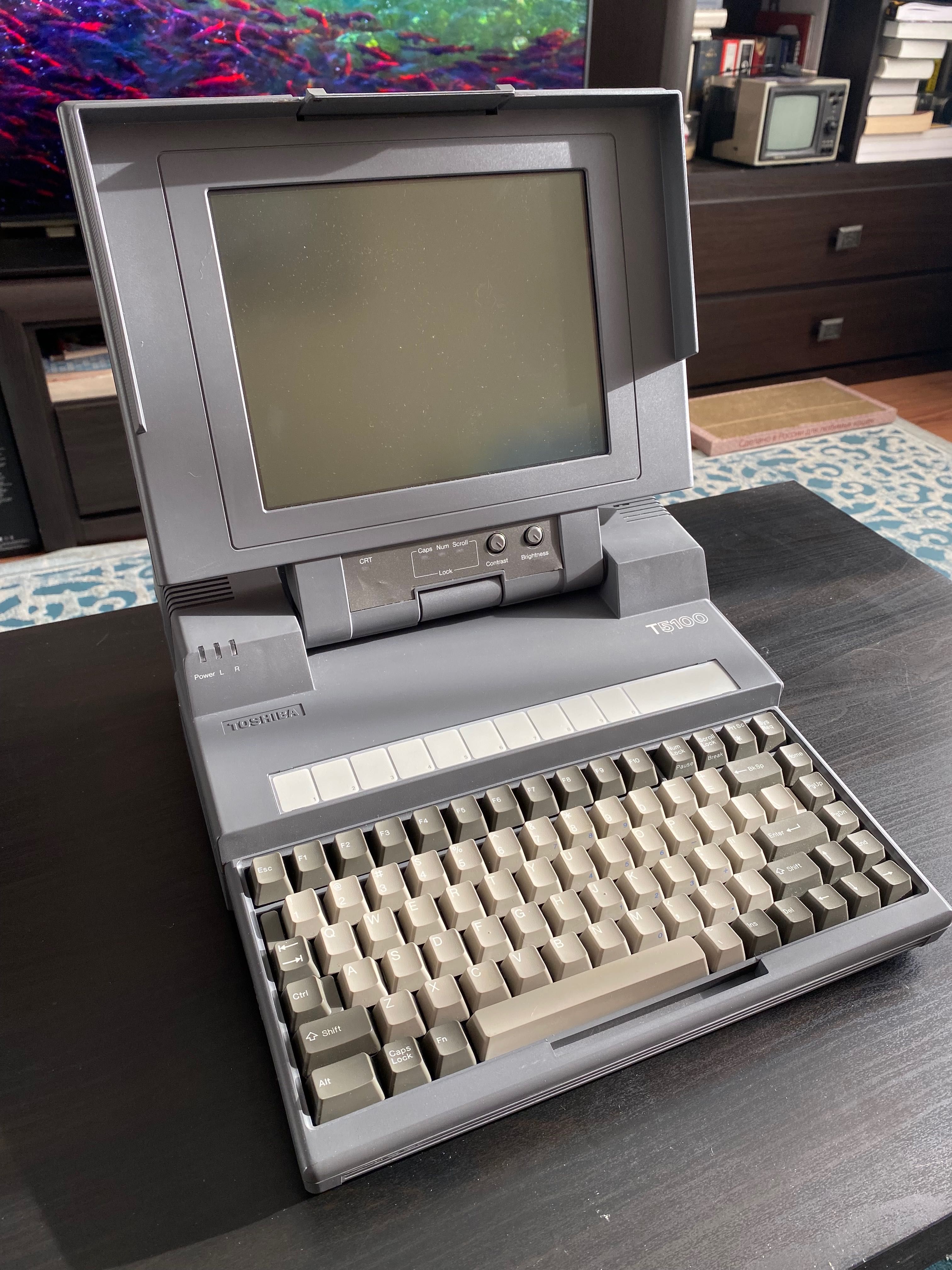 Ретро ноутбук Toshiba T5100