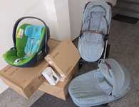 Cybex Balios Lux sky blue 2023 – ПЪЛЕН КОМПЛЕКТ!
