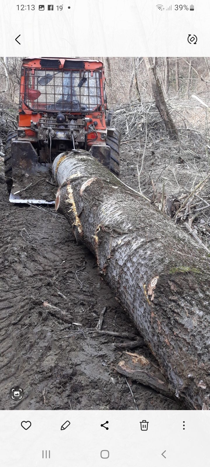 Tractor forestier