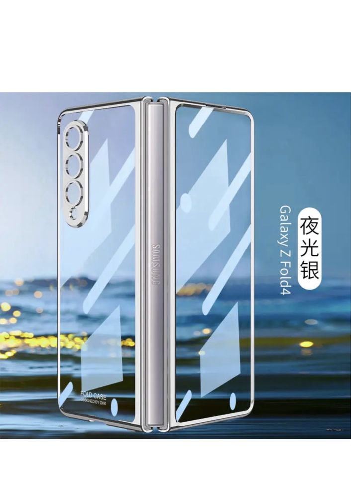 Samsung Z FOLD FLIP 3 4 5 Husa Slim Plastic Transparenta Insertie