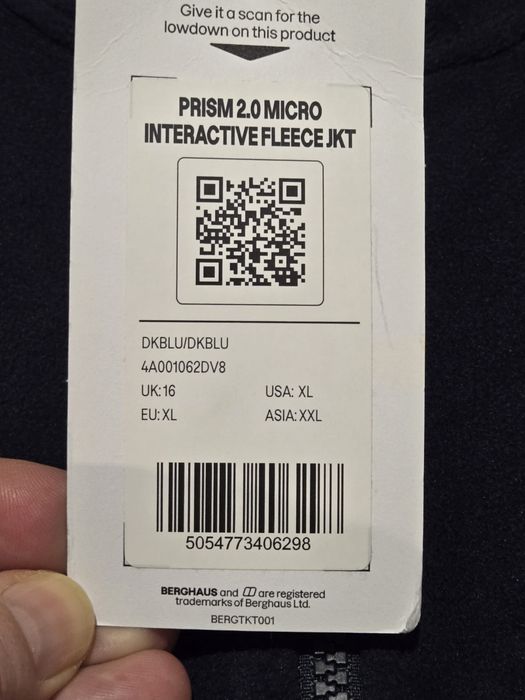 Jacheta dama drumetie Berghaus Prism XL