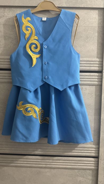 Двойка жилетка и юбка с орнаментом, 2ка в национальном стиле