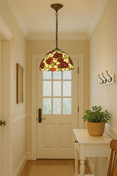 Витражна лампа в стил Тифани