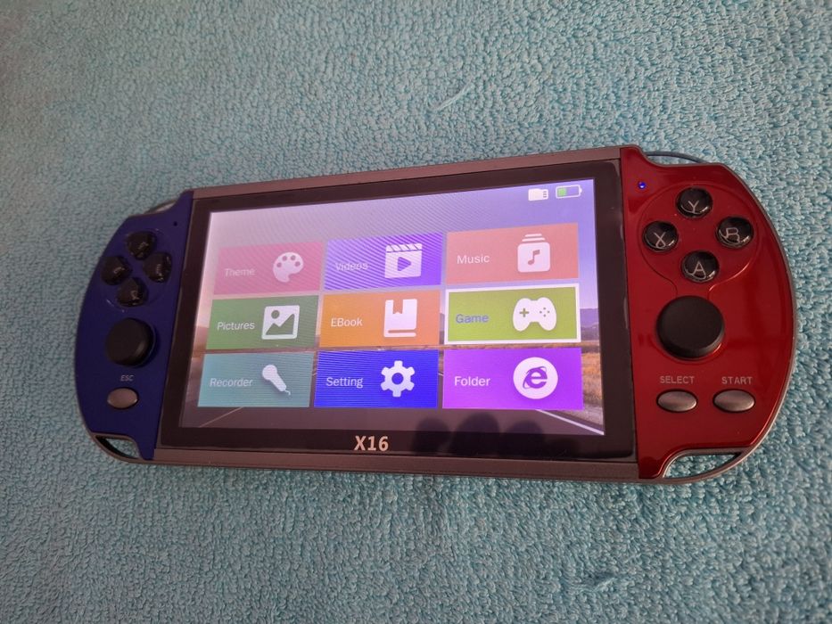 Преносима игрова конзола X16 екран 6.5 инча, тв игра с вградени игри