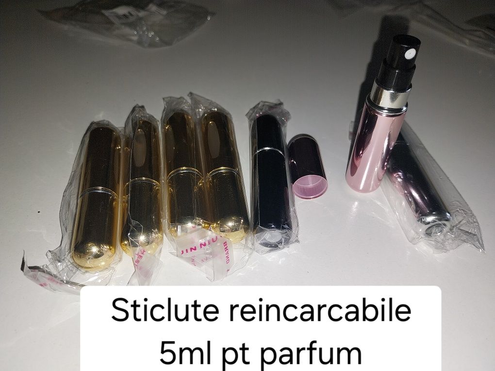 Sticlute reincarcabile pt parfum