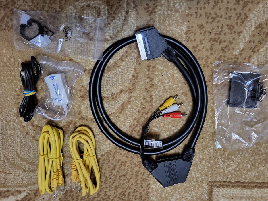 SET 2 Cablu Scart + Alte Accesorii TV/Telefon fix -15 LEi