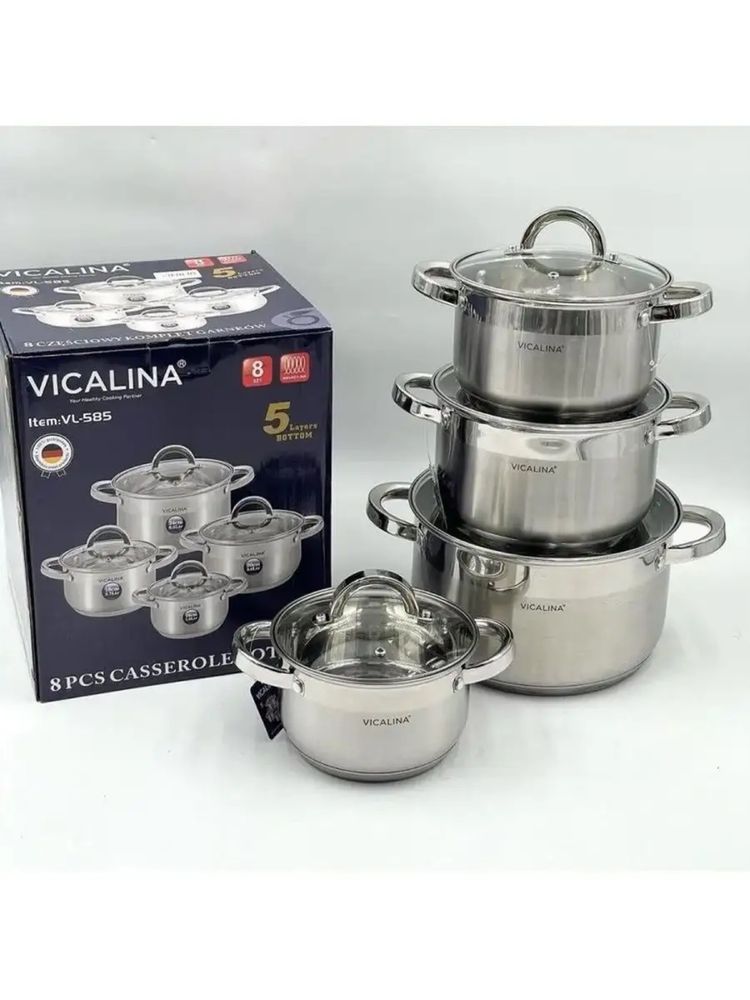 Vicalina набор кастрюль VL-585 металл 6 в 1