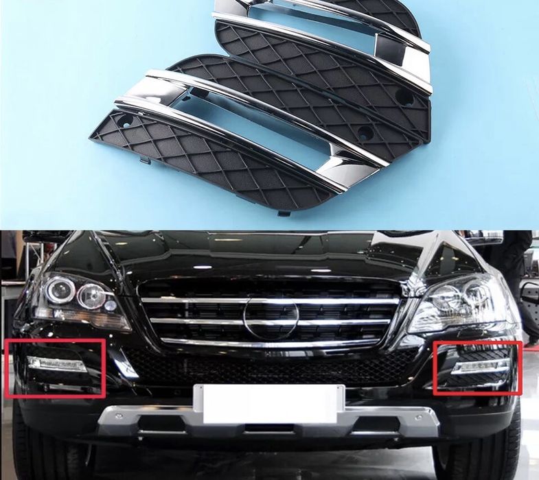 924 Решетка Mercedes W164 ML GL броня капаче в164 панел светлини фар