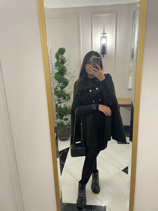 Продам черный кейп-плащ