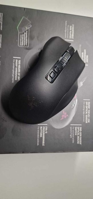 Mouse de gaming Razer - Naga V2 Pro, optic, wireless, negru
