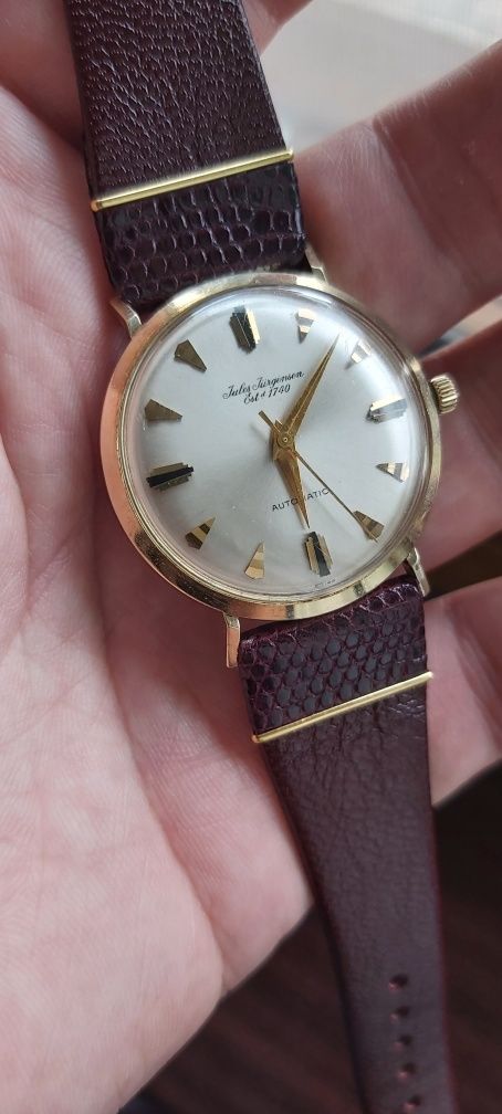 Ceas aur Jules Jurgensen, automatic