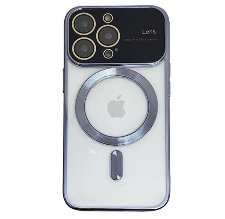 Iphone 14/15/PRO/PLUS/PRO MAX - Husa Silicon Magsafe Camera Lens