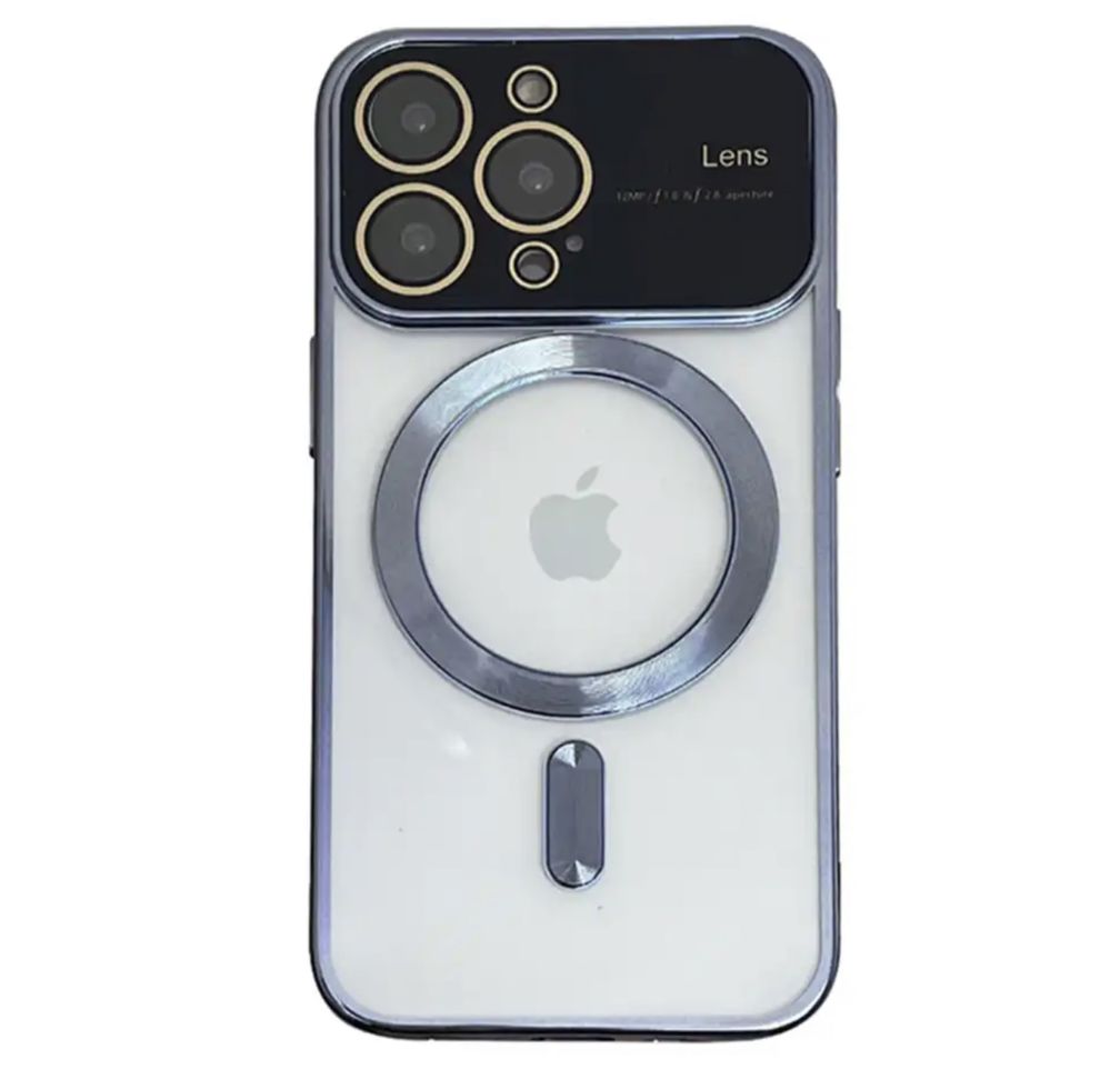 Iphone 15/PRO/PLUS/PRO MAX - Husa Silicon Magsafe Camera Lens