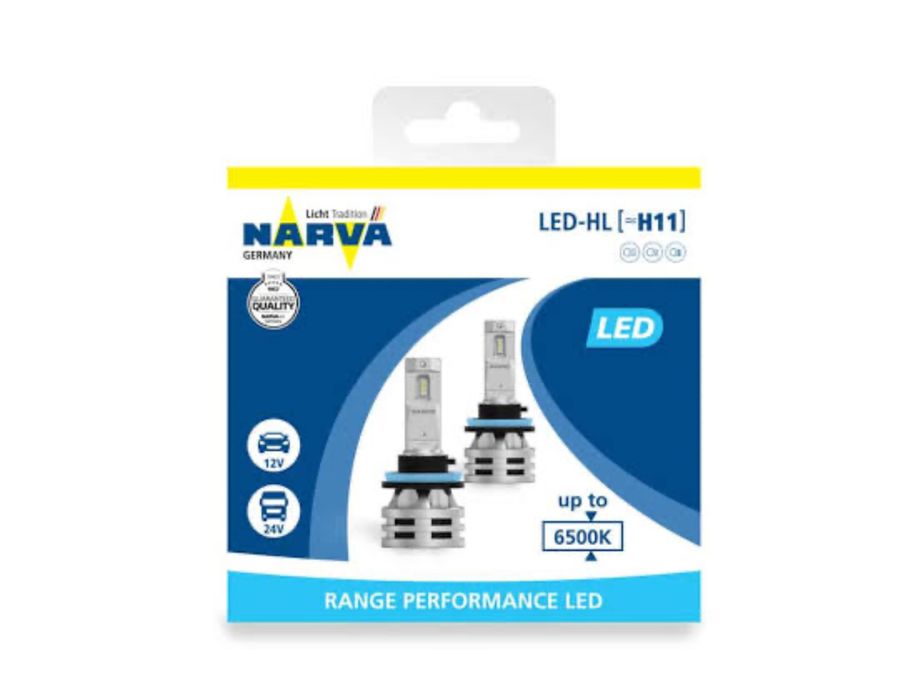 Крушки Narva LED H1, H3, H4,H7, H11, HB3/4 Range performens