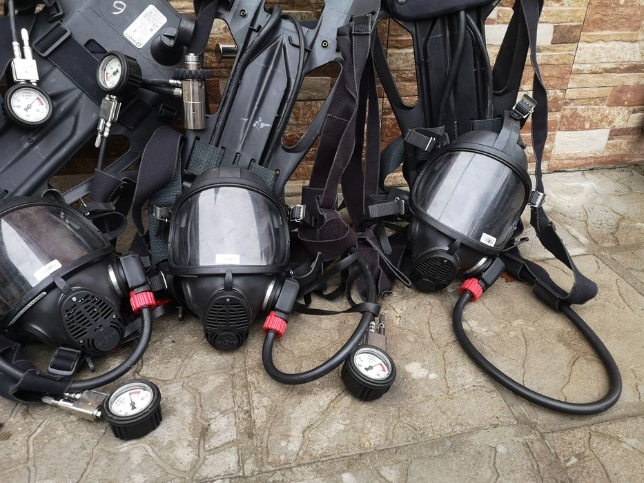 Автономен дихателен апарат 3М Scott sigma2 Брой4 комплект маски 4броя