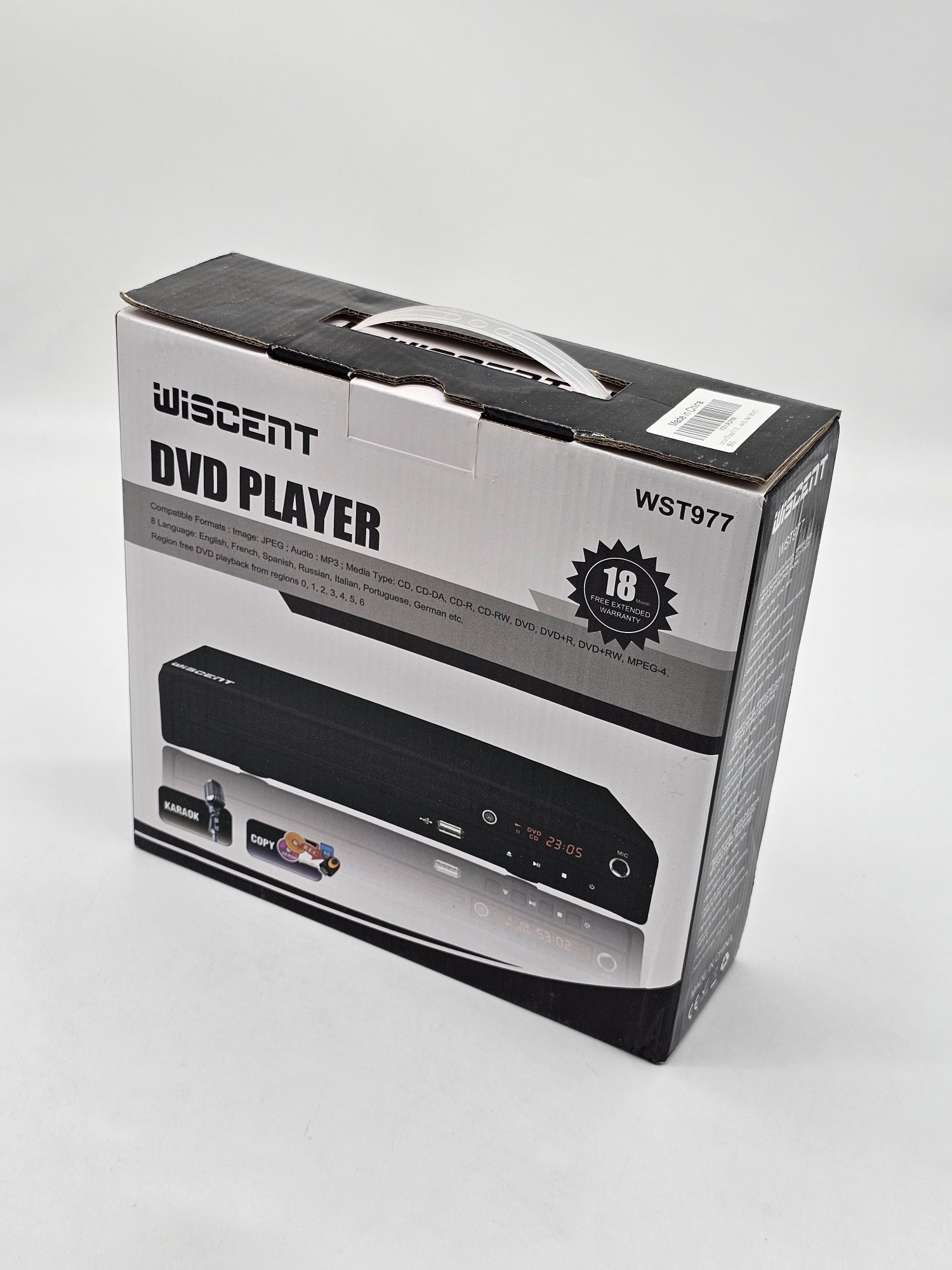 WST-977B DVD CD/MP3 Player cu telecomandă Toate regiunile Gratuit PAL/