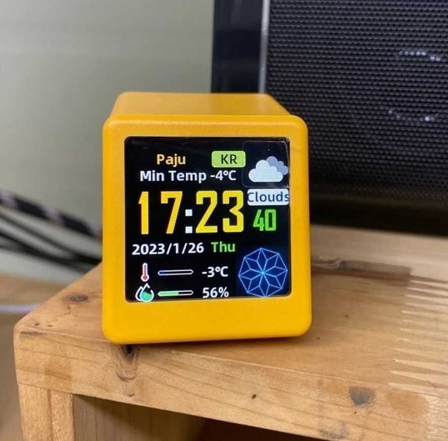 Statie Meteo Inteligenta , Wifi, Afisaj Digital, Galben sau alb