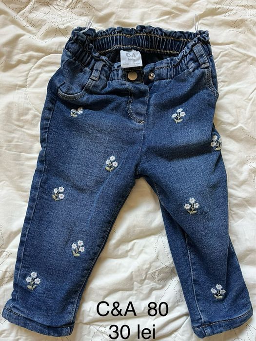 Pantaloni, fusta si salopete Zara, C&A, H&M si Adidas 74, 80 si 86