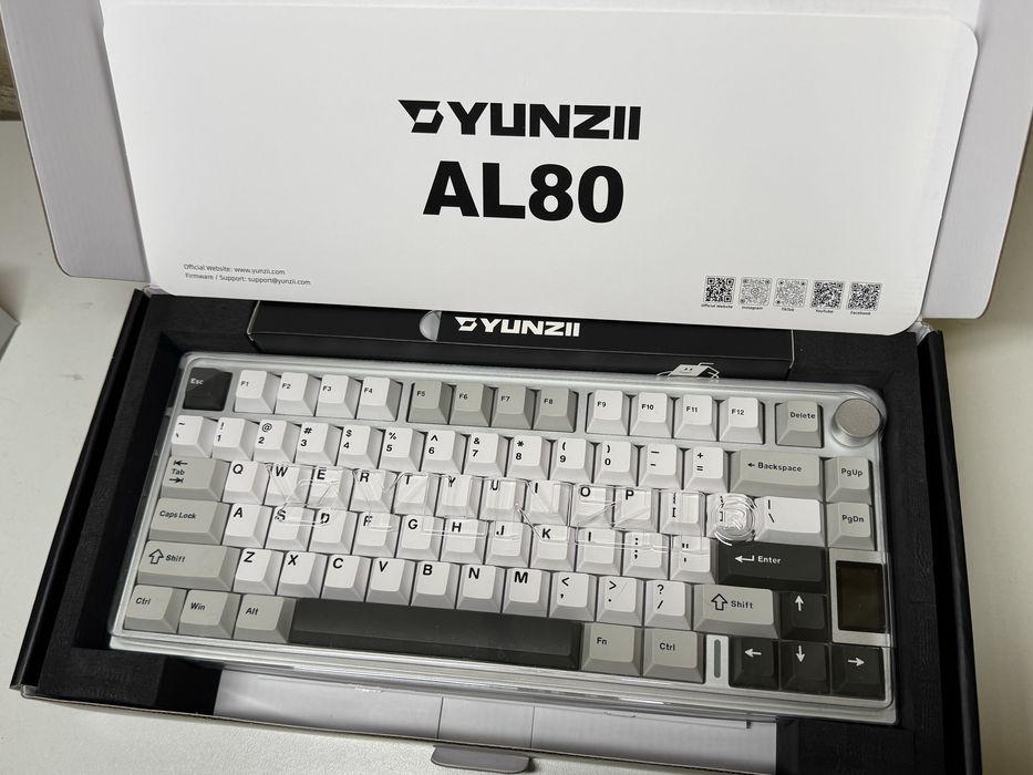 Новая клавиатура Yunzii al80 (механическая)