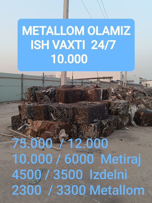 Metallom Metallolom б/у металлолом металом метал оламиз Metalom Пирёом