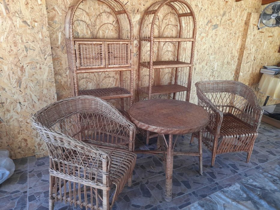 Градински плетени мебели