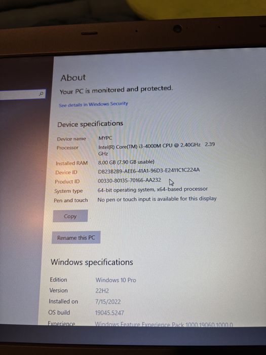 Vand laptop Lenovo  L540