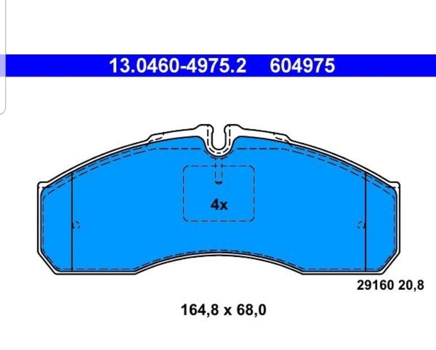 Placute Frana Sprinter 616 Cdi 2000 2006 Sprinter 412  413  416  Lt 46