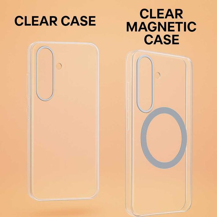 Samsung S25 Clear, Kintsuilt, Silicone Magnetic Case. Есть дост