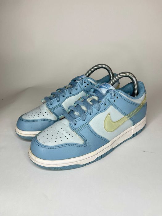 Nike Dunk Low Clear Blue Swoosh Дамски Маратонки
