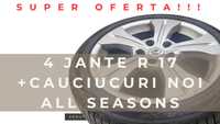 JANTE R17, Renault Megane 3 + Cauciucuri noi ALL SEASONS