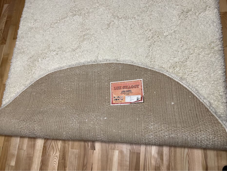 Vand  Covor oval alb