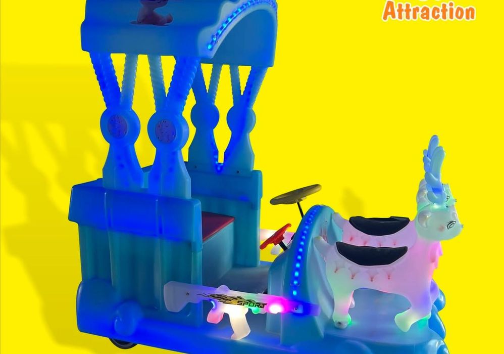 Atraksion, Batut, karusel