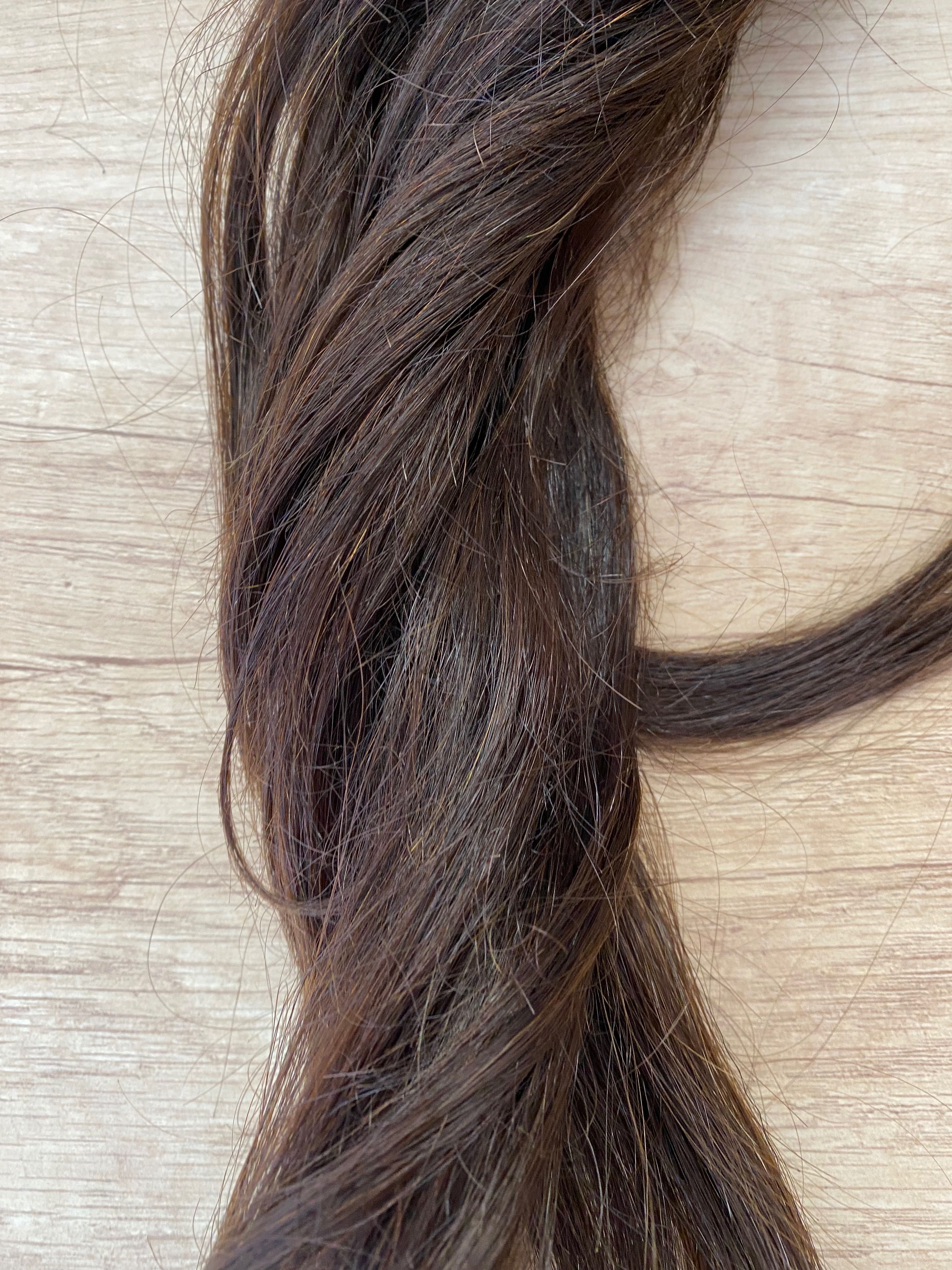Hair extensions dark brown