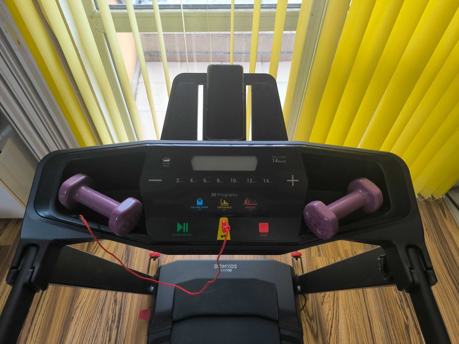 Пътека за бягане RUN100 , сгъваема - с подарък