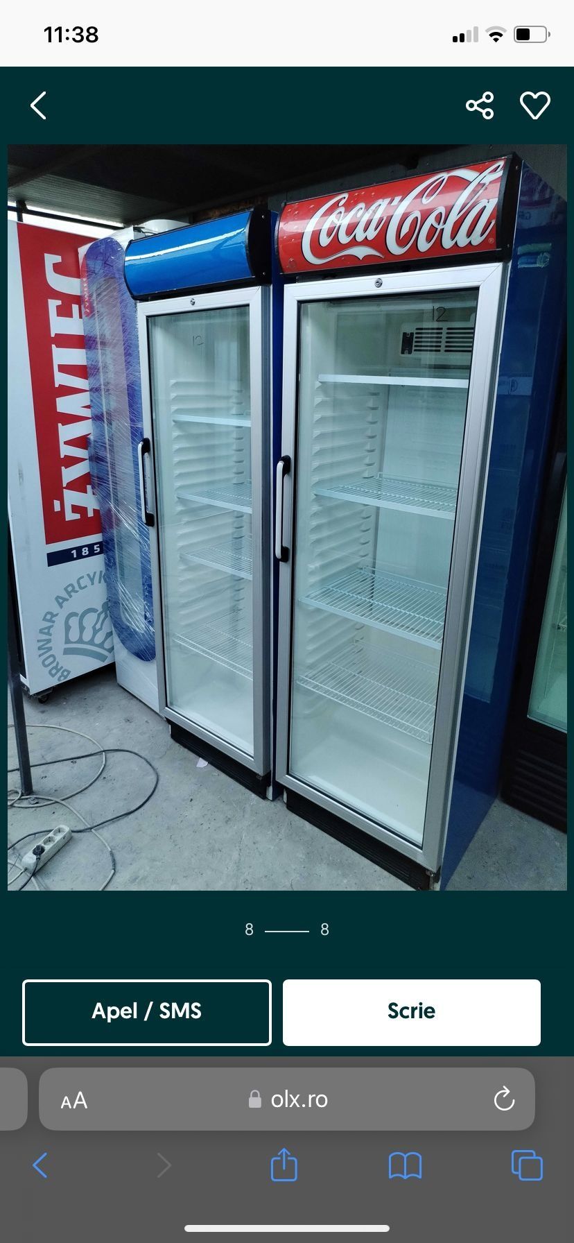 Vitrine frigorifice verticale /duble./dozatoare /slim