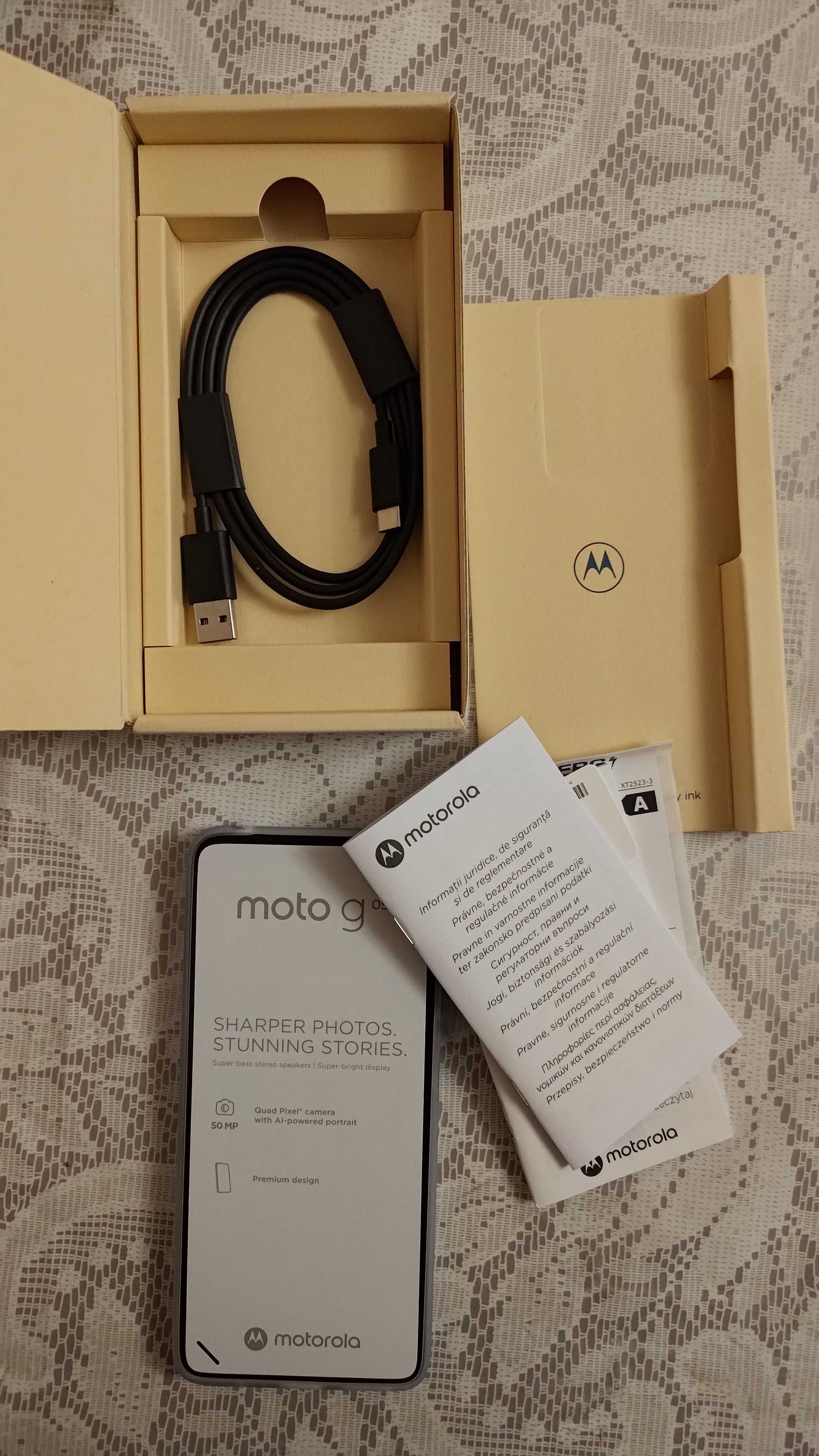 Телефон Motorola moto g05, 64GB, 4GB RAM, 5200 mAh, нов с гаранция