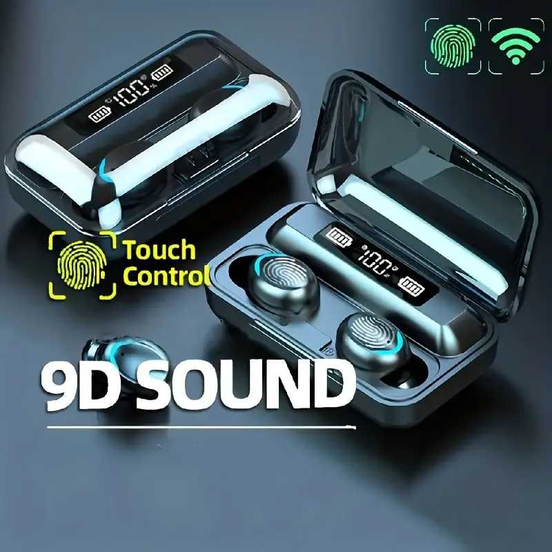 Безжични Bluetooth слушалки с кутия за зареждане LED дисплей