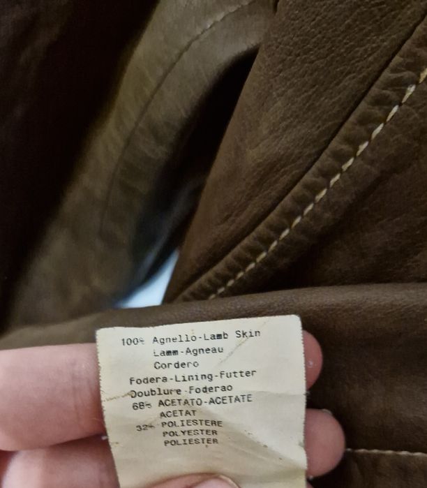 Geaca de piele Armani