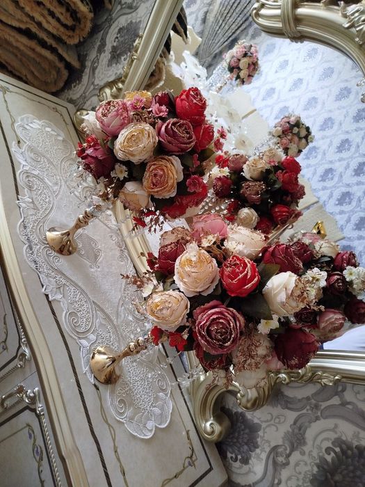 Suniy gul zalga qoyiladigan Zori pryam yengide turbti