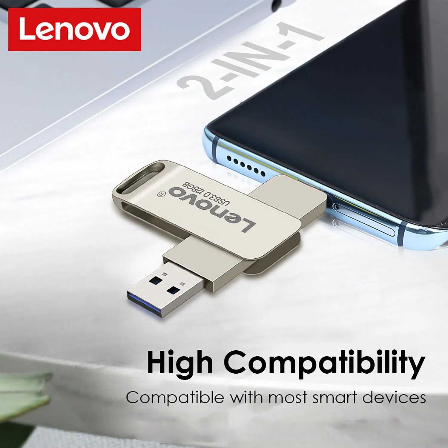 Lenovo Mini harddisk portabil Memory stick de 256Gb - 2TB