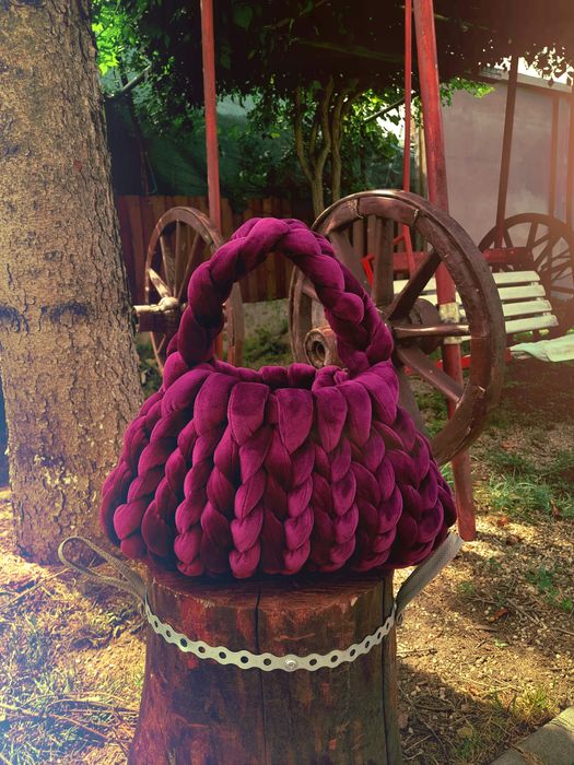 Handmade chunky handbag