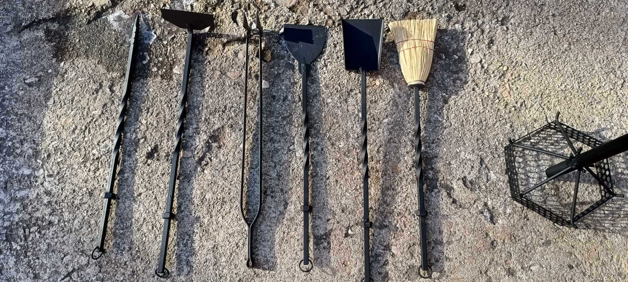 Ръчно изработен комплект инструменти за камина