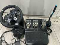 Logitech g920 + скорости + ръчна спирачка