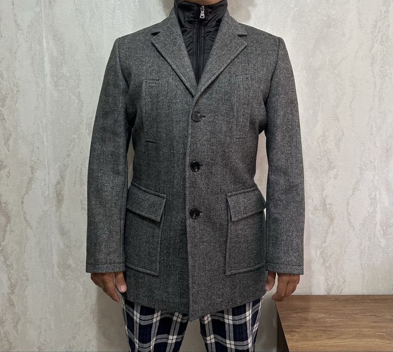 Мужское пальто теплое