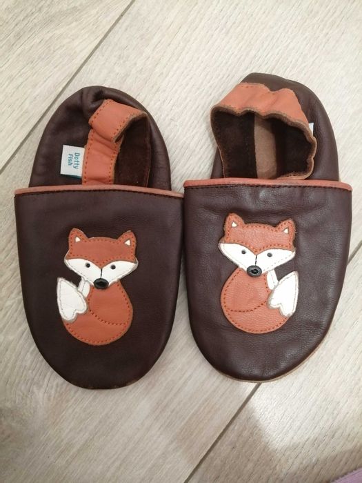 Детски боси/barefoot пантофи - кожа 24 номер - 30лв.