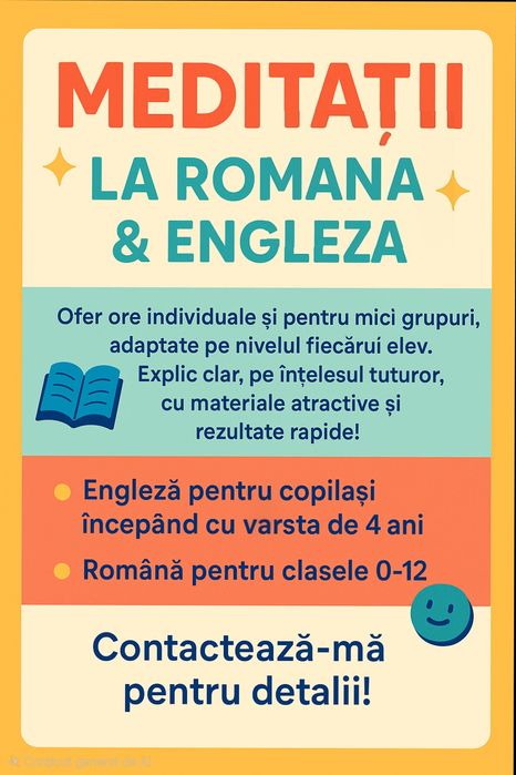 Meditații la Română & Engleză