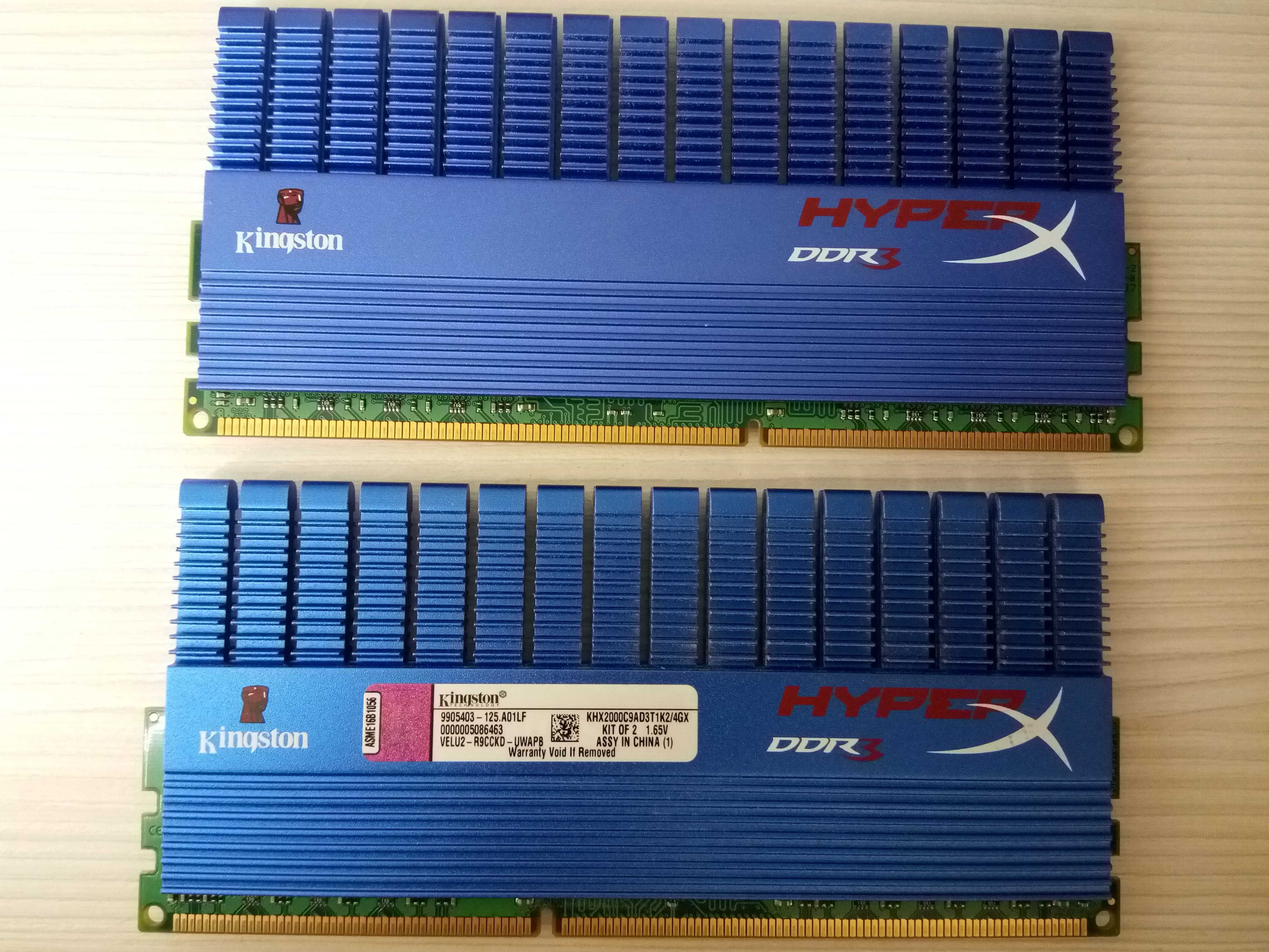 memorie DDR3 desktop Kingston HyperX 4GB (kit 2 module) 2000MHz CL9