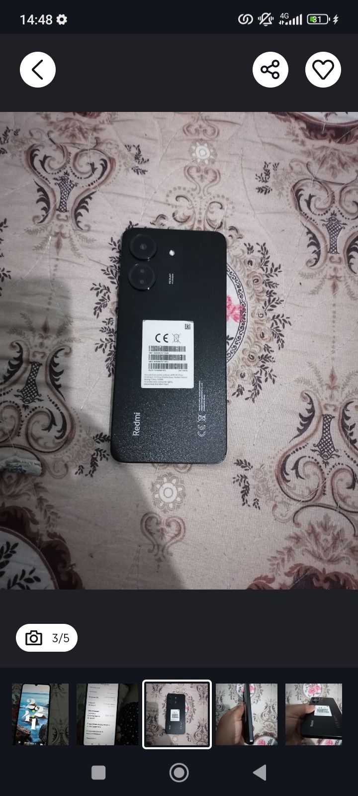 Redmi 13s ideal.
