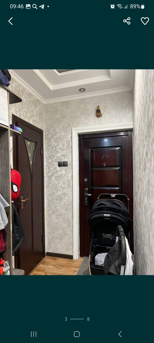 1в2.2.4 продаётся своя с ремонтом частично с мебелью