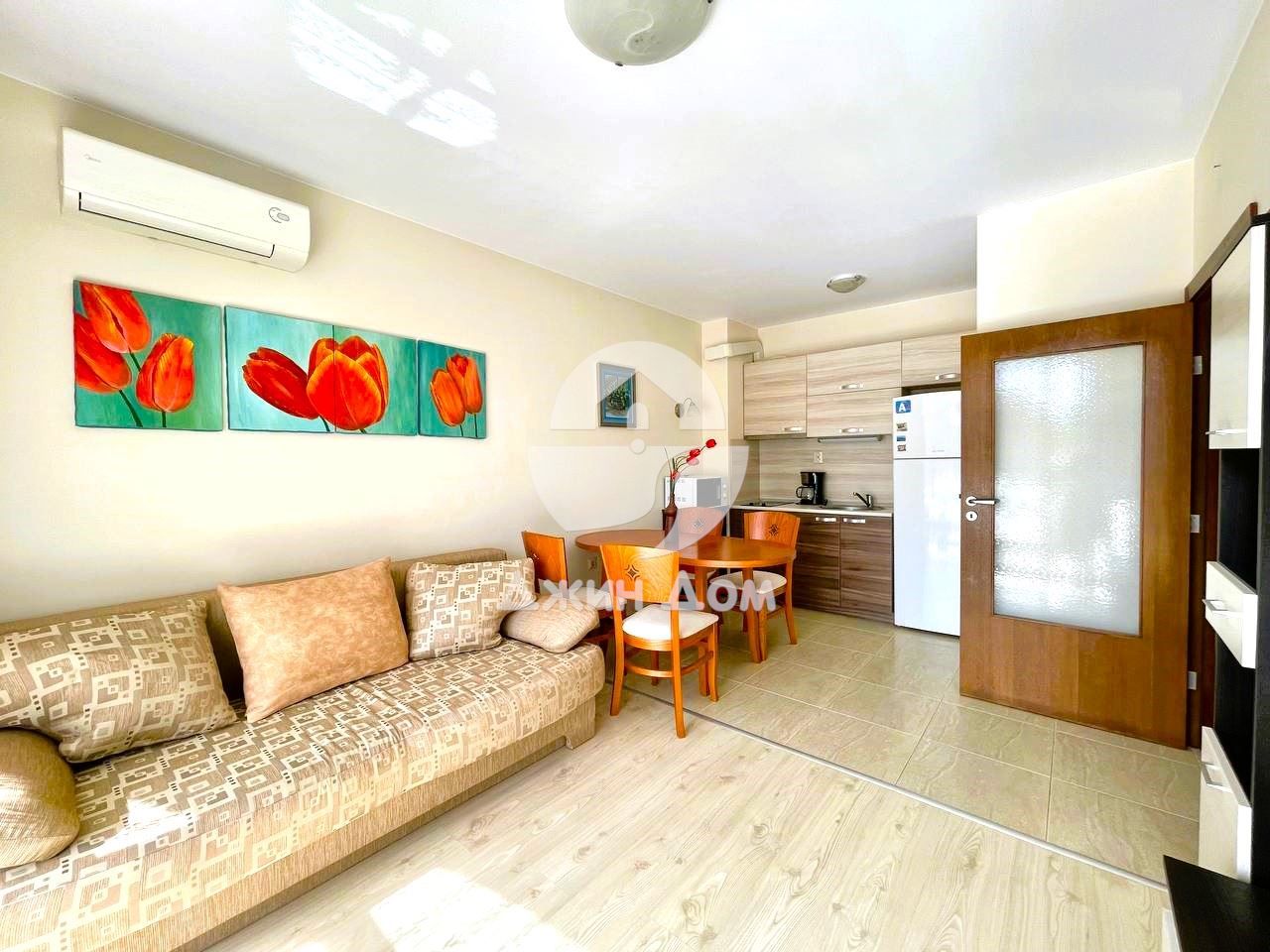 Продава се Двустаен апартамент в с. Равда, Област Бургас - 52 кв.м за 1443 €/кв.м - Снимка #1